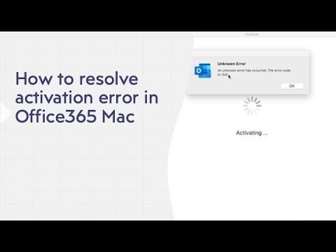 cannot activate office 2016 for mac